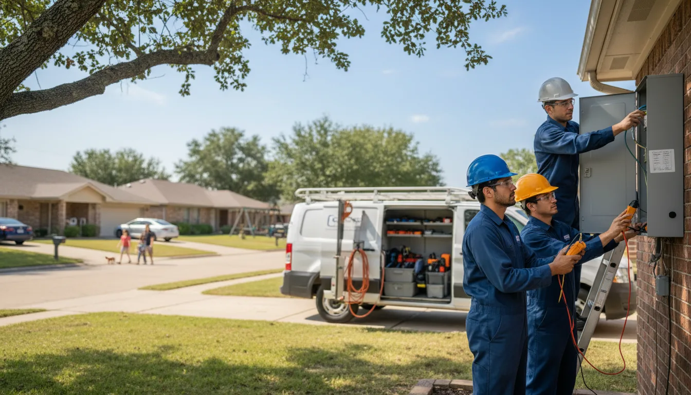 Certified electrician providing emergency electrical services in Newark, DE